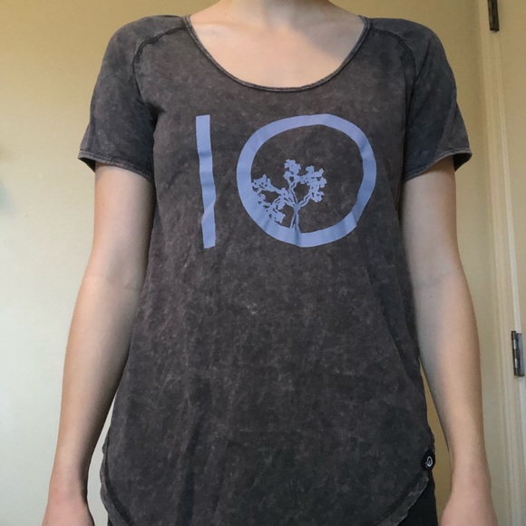 Textured Purple Ten Tree t-shirt - Picture 2 of 5